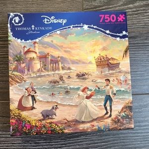 Ceaco Disney The Little Mermaid Thomas Kinkade 750 piece Puzzle